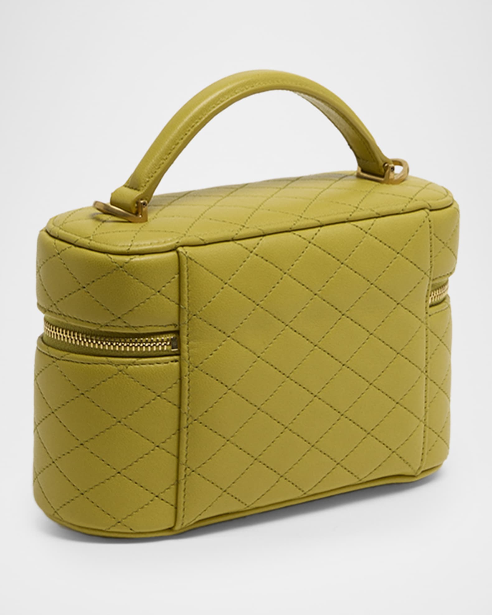 Saint Laurent Gaby Vanity Quilted Leather Bag | Neiman Marcus