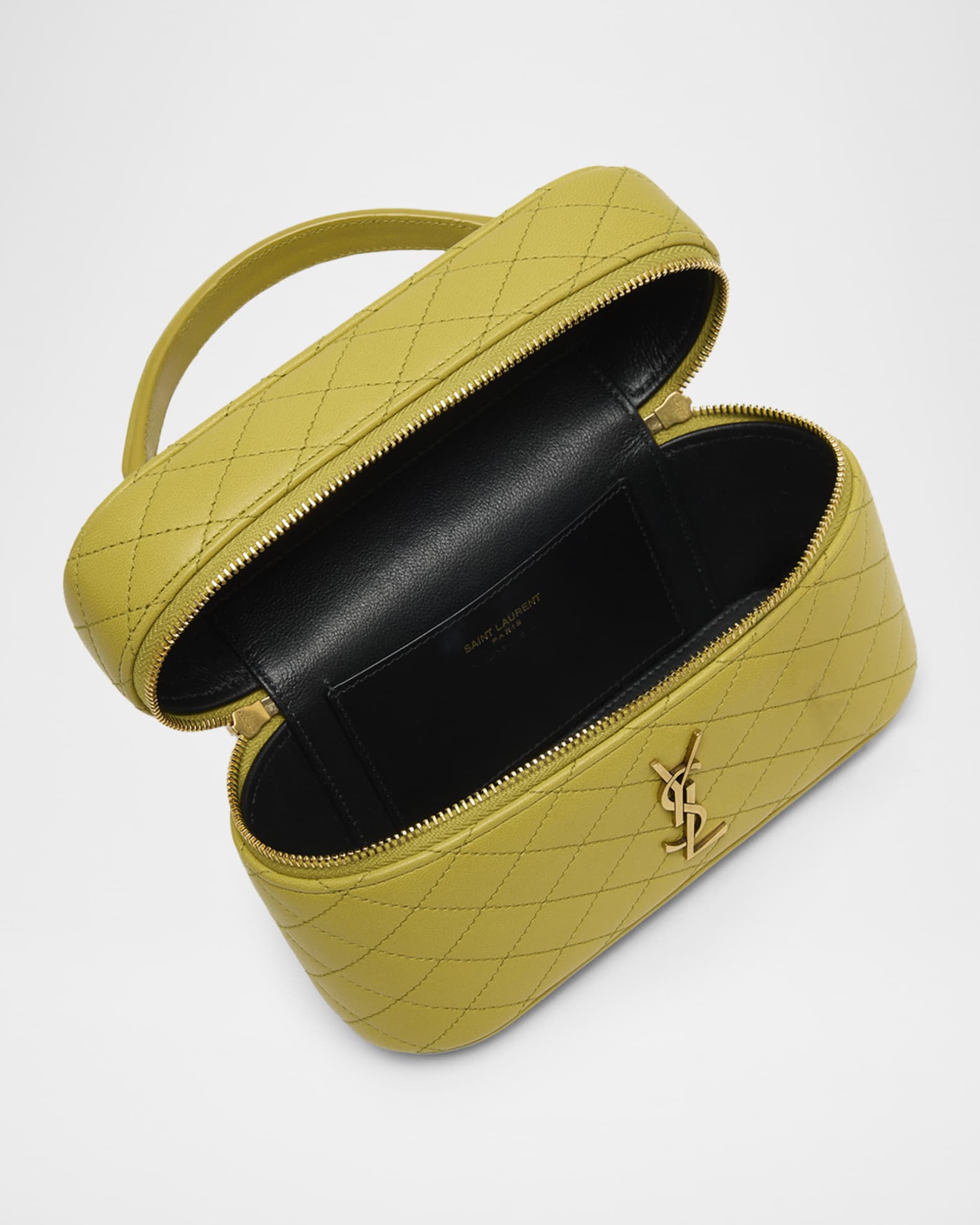 Saint Laurent Gaby Vanity Quilted Leather Bag | Neiman Marcus
