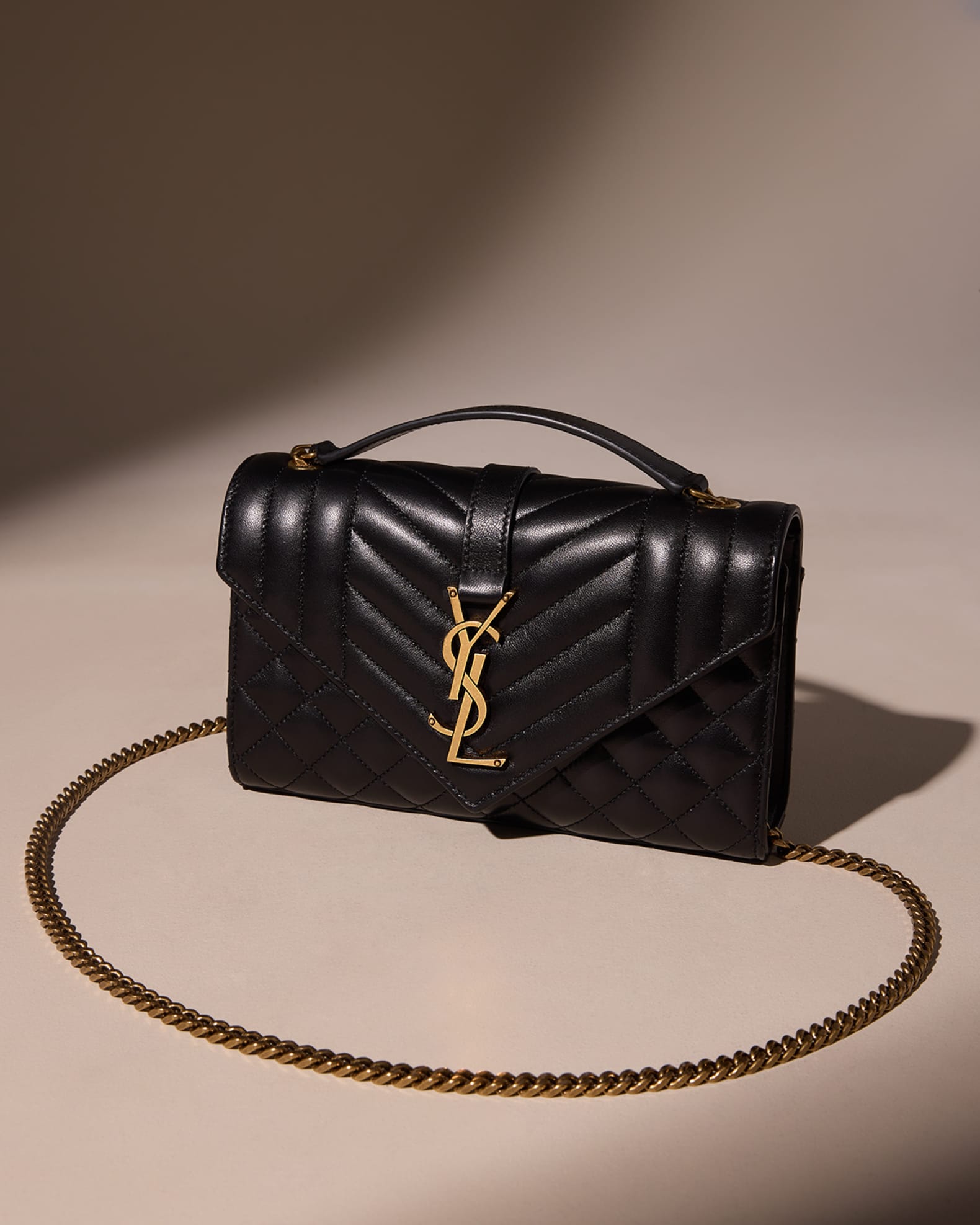 Monogram ysl envelope small chain shoulder bag outlet