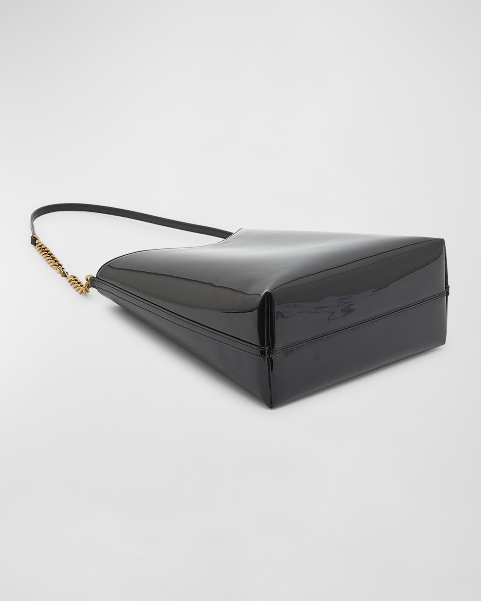 Saint Laurent Sac Patent Leather Hobo Bag | Neiman Marcus