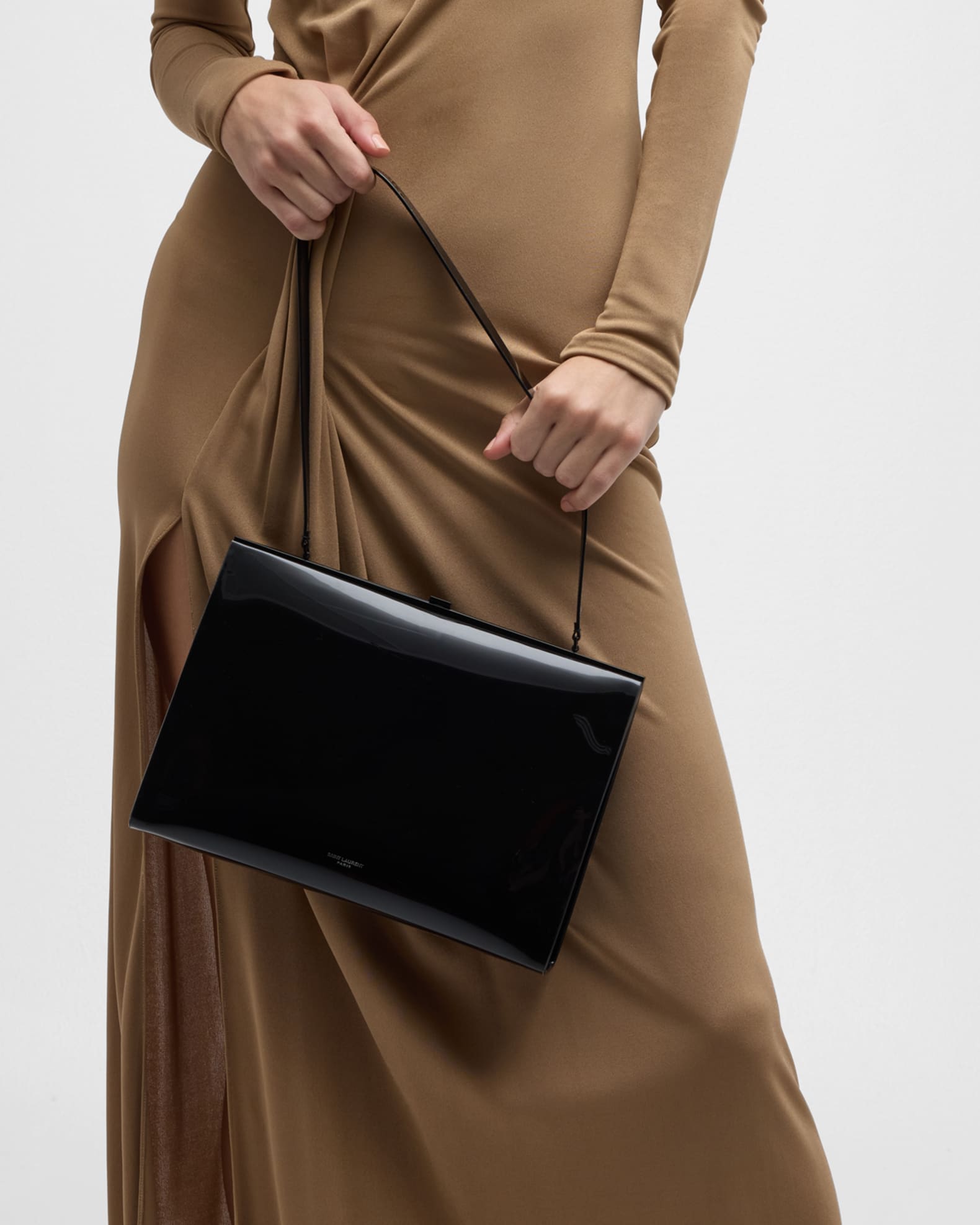 Vinyl shoulder bag deals