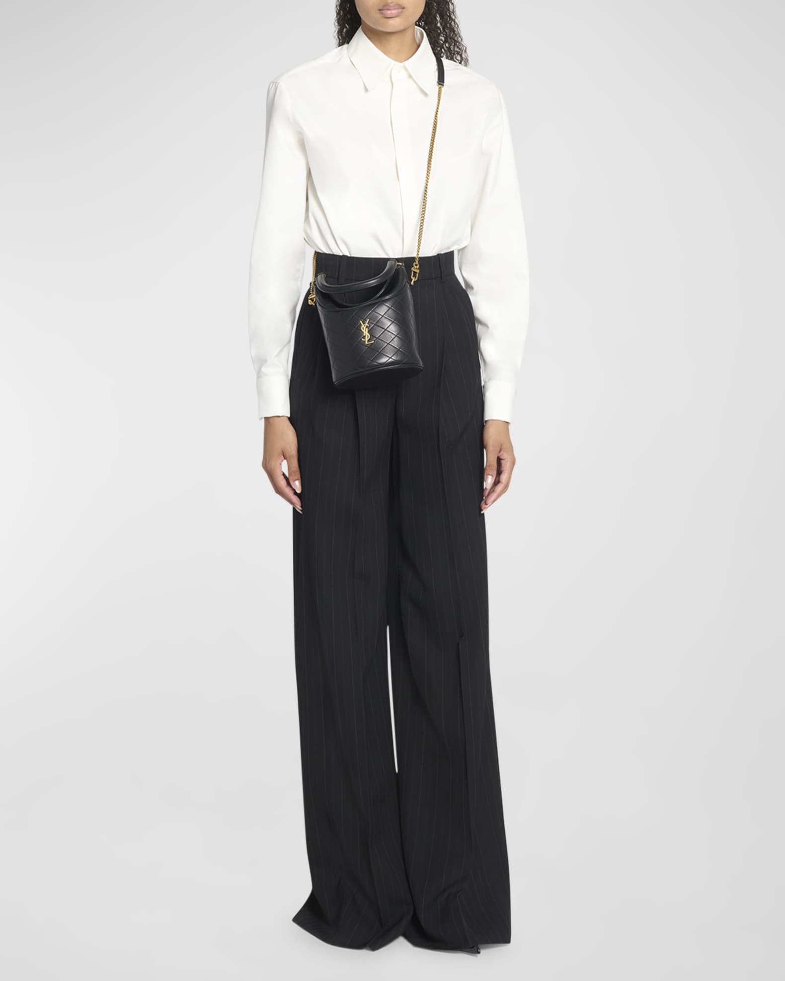 【SAINT LAURENT】ギャビー バケットバッグ GABY BAG Saint Laurent Gaby Mini Leather Bucket Bag | Neiman Marcus