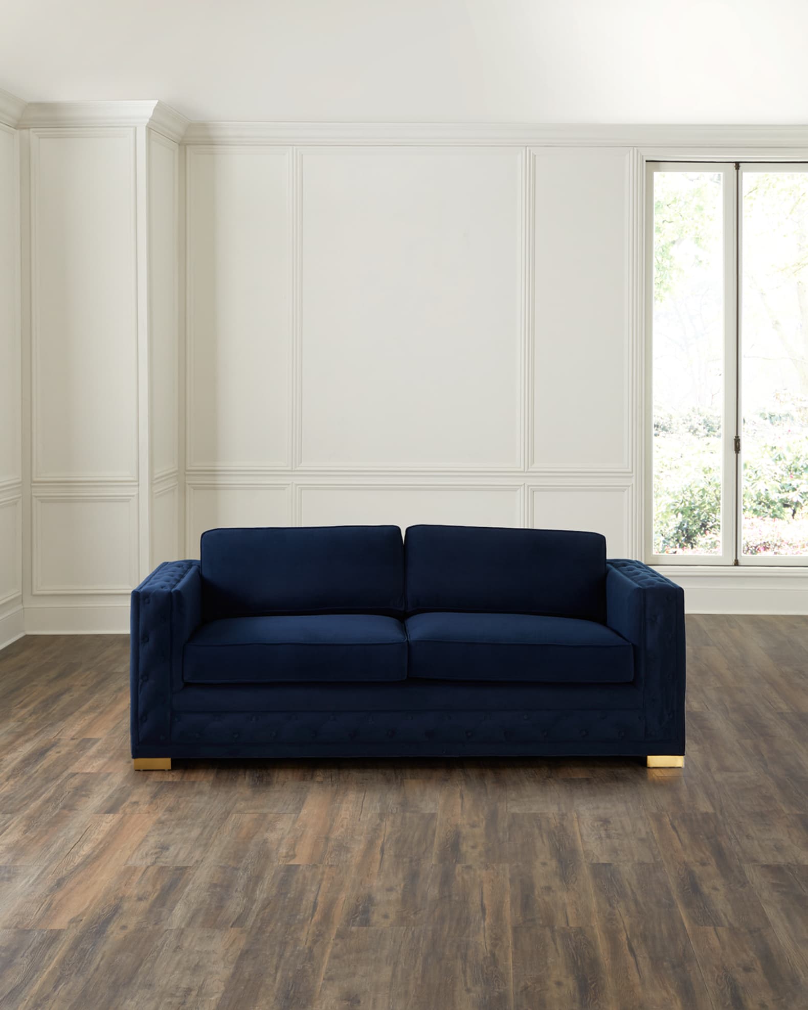 Bentley 90" Velvet Sofa 0
