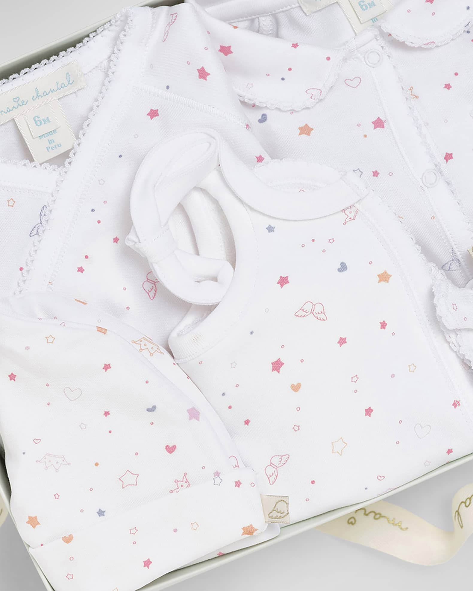 Kid's Star & Crown Gift Set, Size Newborn-6M 1