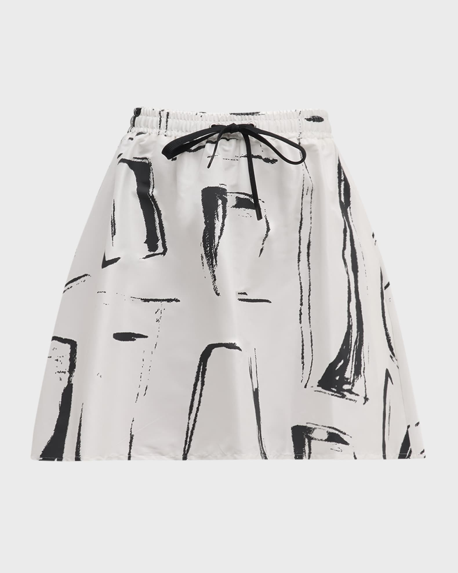 Shan Maxime Drawstring Mini Skirt