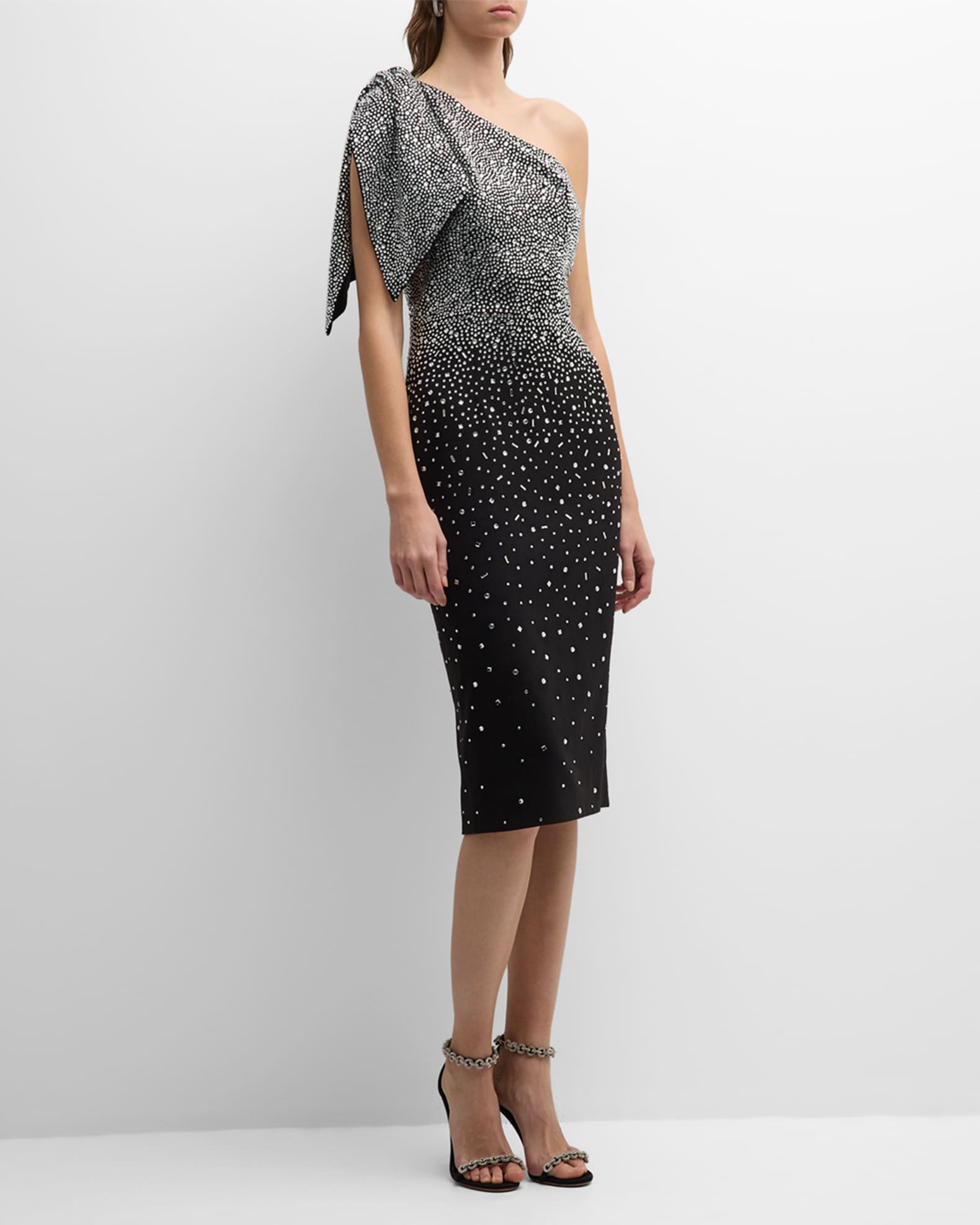 Tiffany one clearance shoulder midi dress