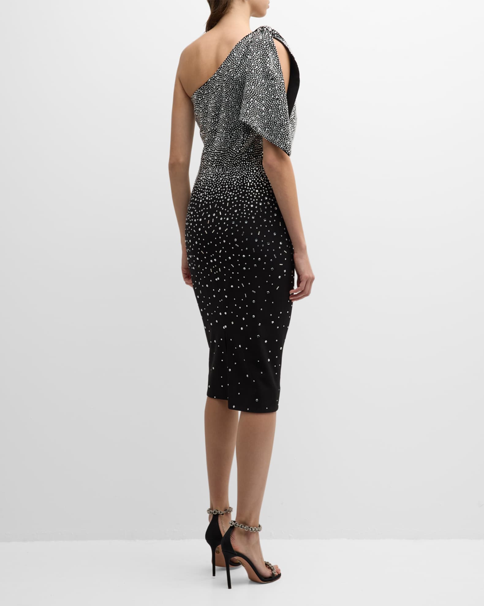 Dress the population tiffany one store shoulder dress
