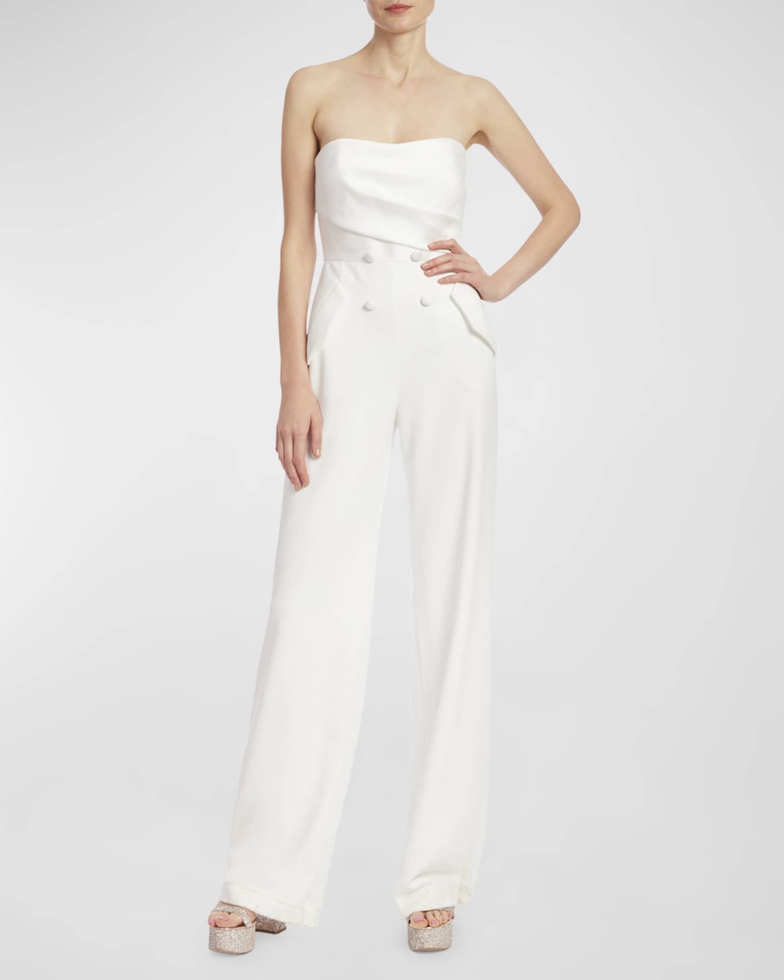 Badgley mischka sequin jumpsuit shop