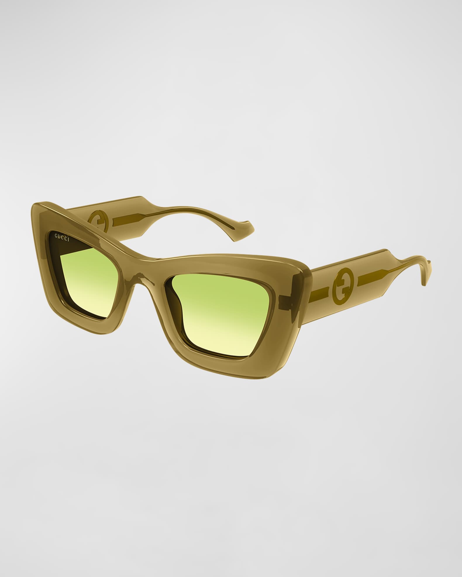 Gucci GG Plastic Cat-Eye Sunglasses | Neiman Marcus