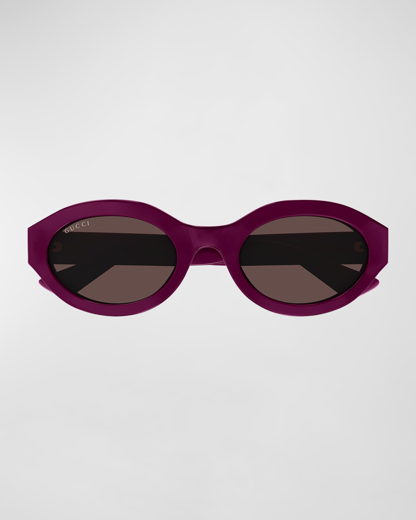 小物 GUCCI 2Bridge Oval Sunglasses Oval frame sunglasses in tortoiseshell | GUCCI® US