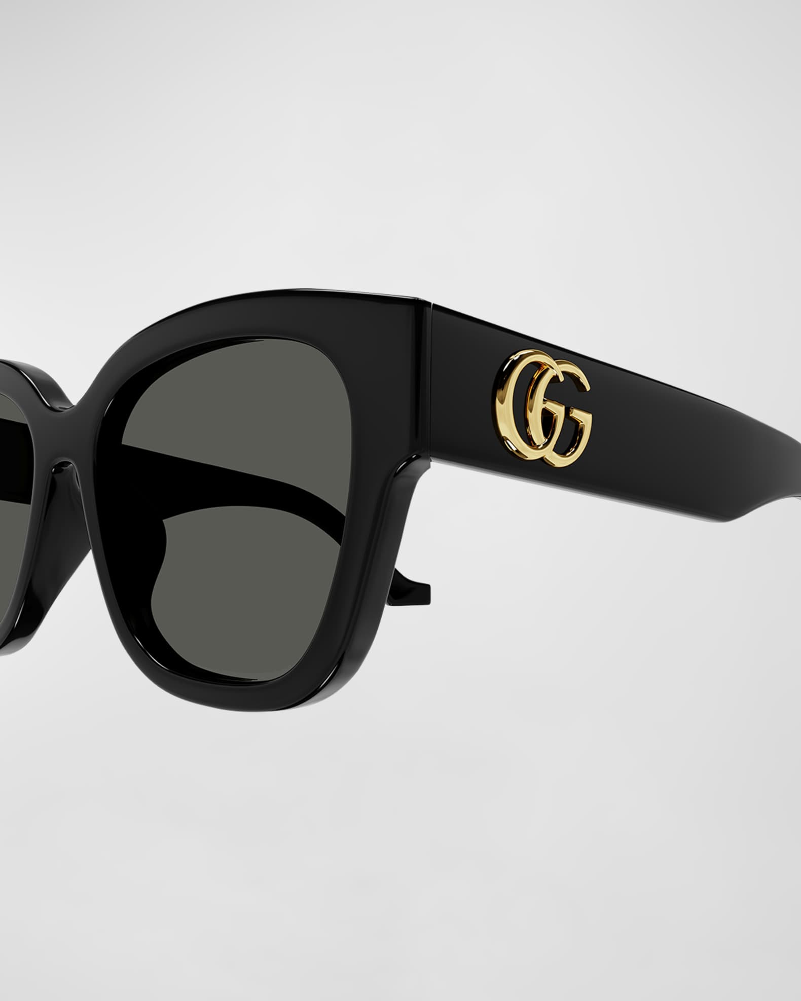 Gucci GG Logo Acetate Square Sunglasses Neiman Marcus