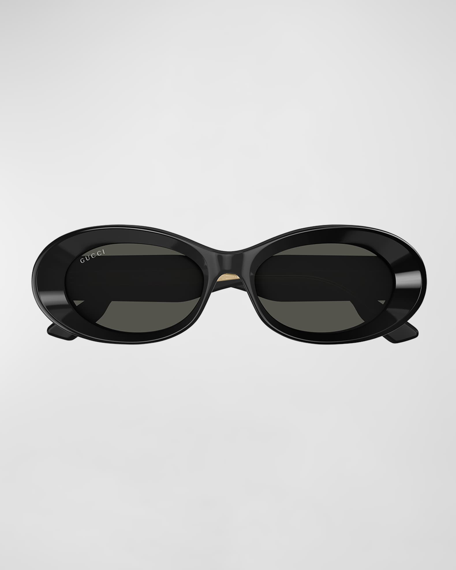 Beveled Acetate Oval Sunglasses  0