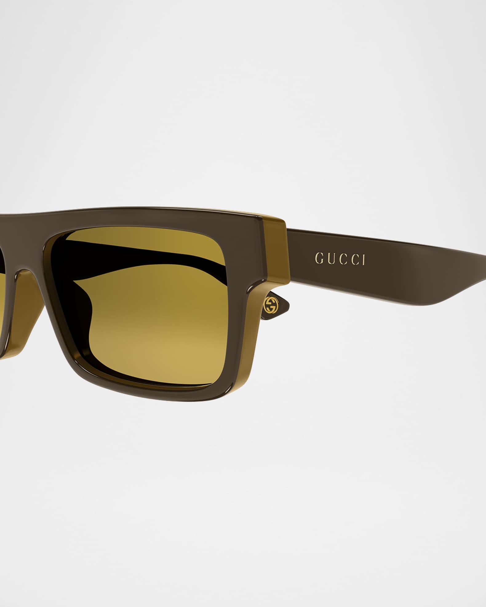Gucci Men's Plastic Rectangle Sunglasses | Neiman Marcus