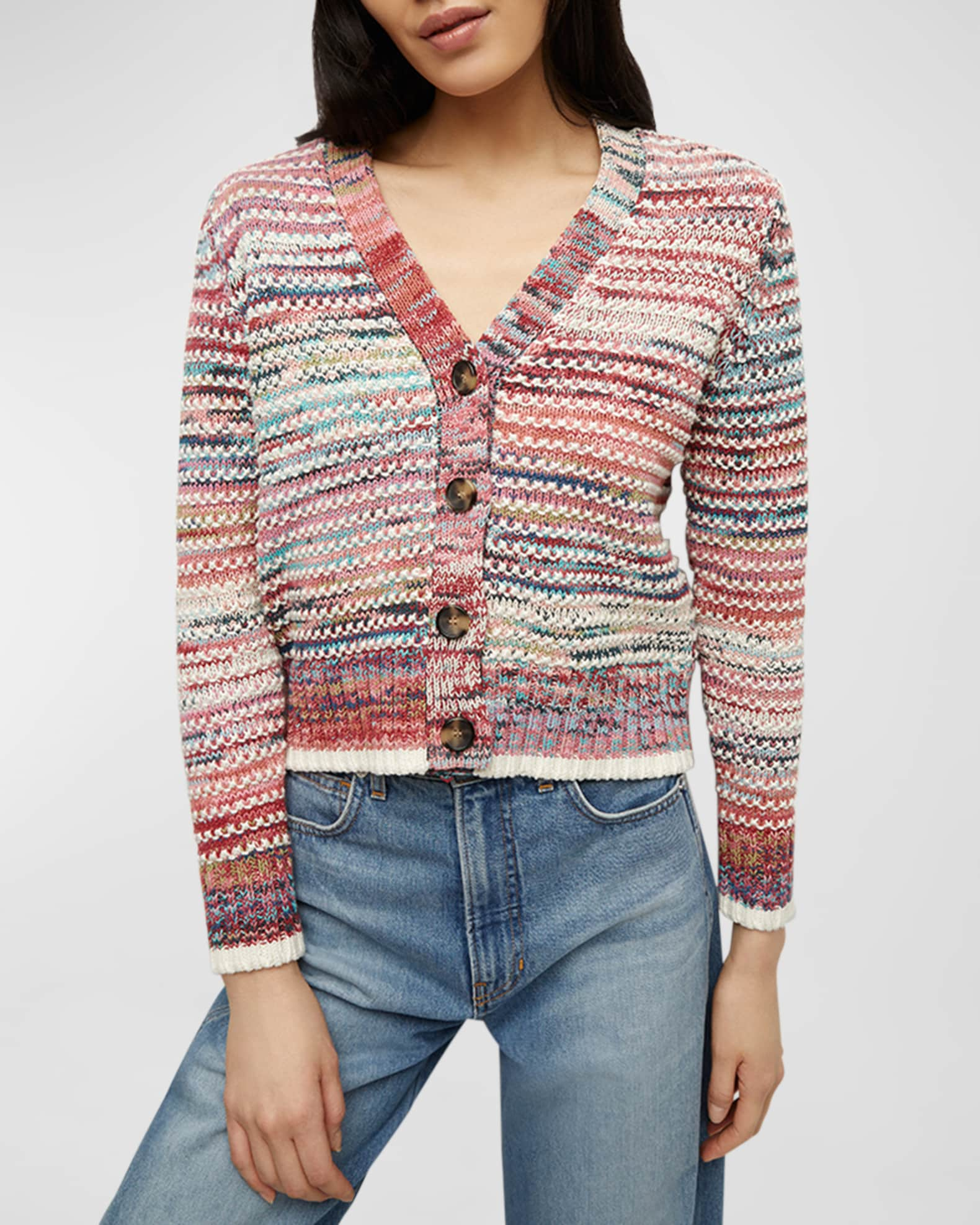 Veronica Beard Ansonia Knit Cardigan Neiman Marcus 