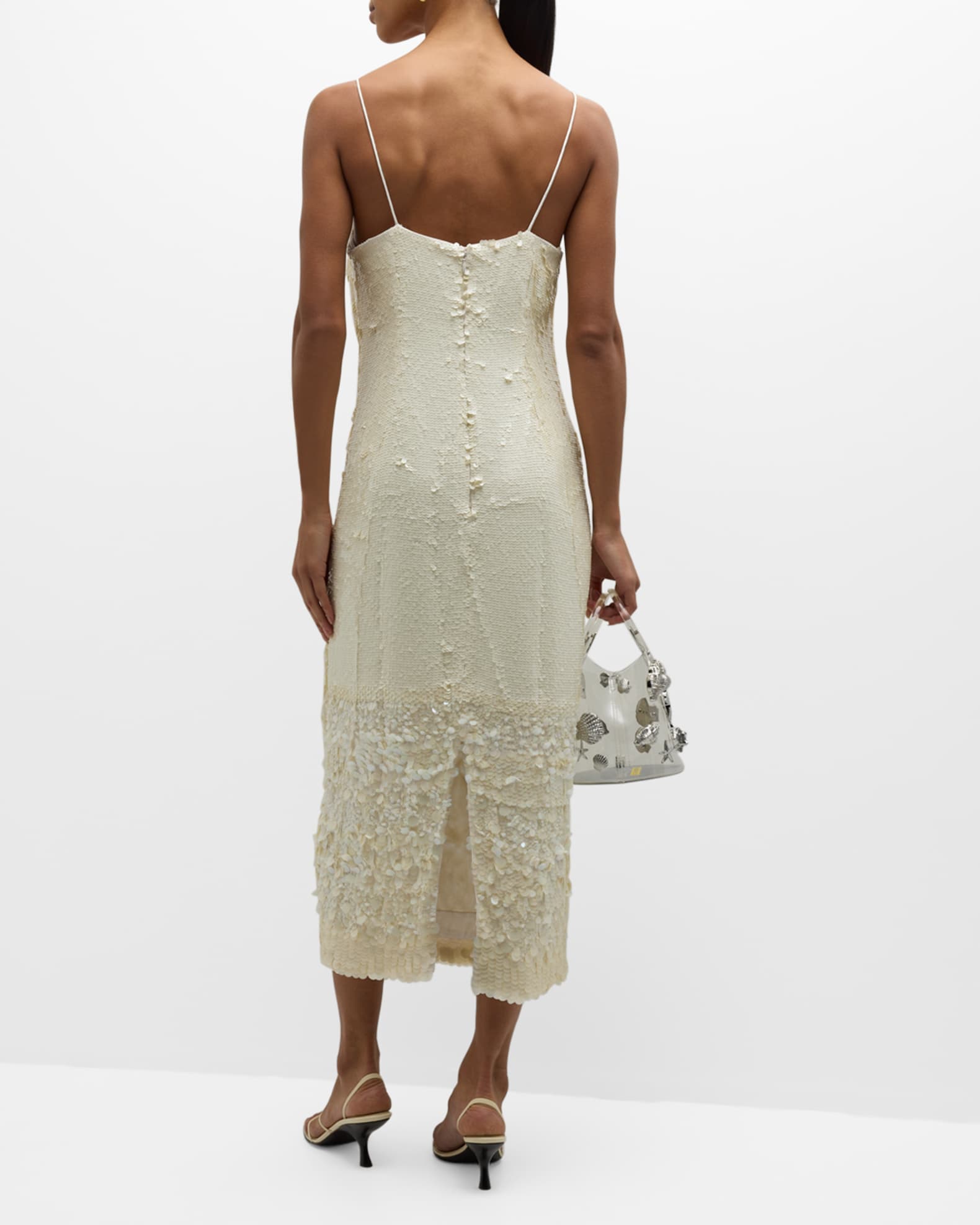 Veronica Beard Perla Sequin Midi Dress | Neiman Marcus