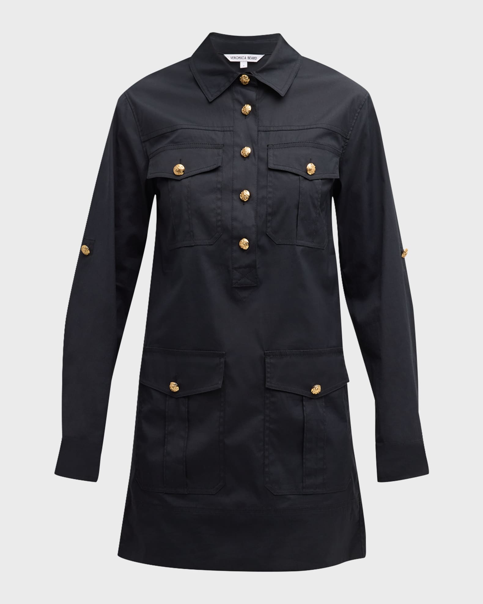 Saude Long-Sleeve Utility Dress 0