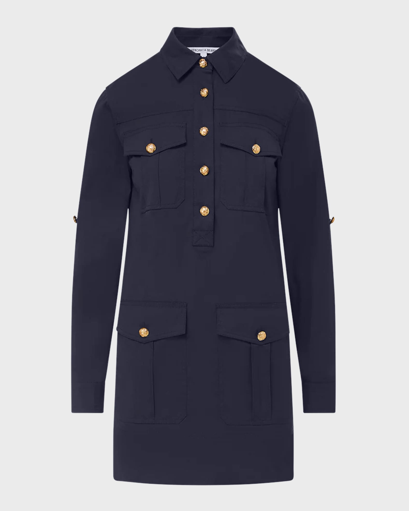 Saude Long-Sleeve Utility Dress 0