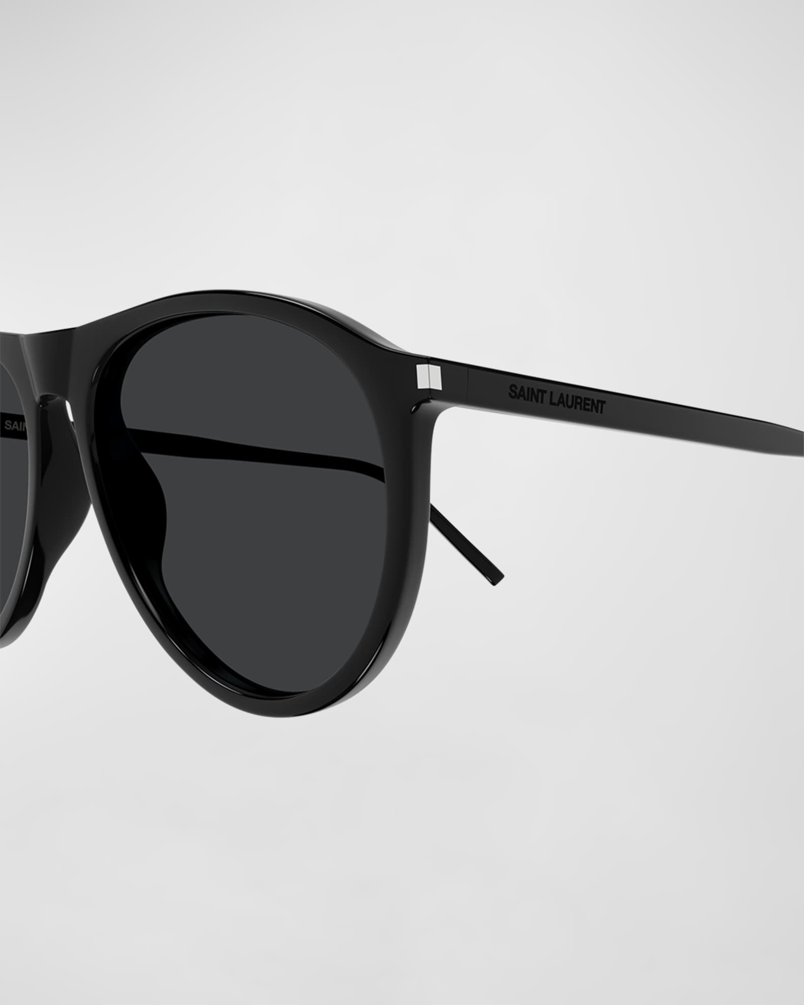 Men's Sl 667 Acetate Oval Sunglasses 1