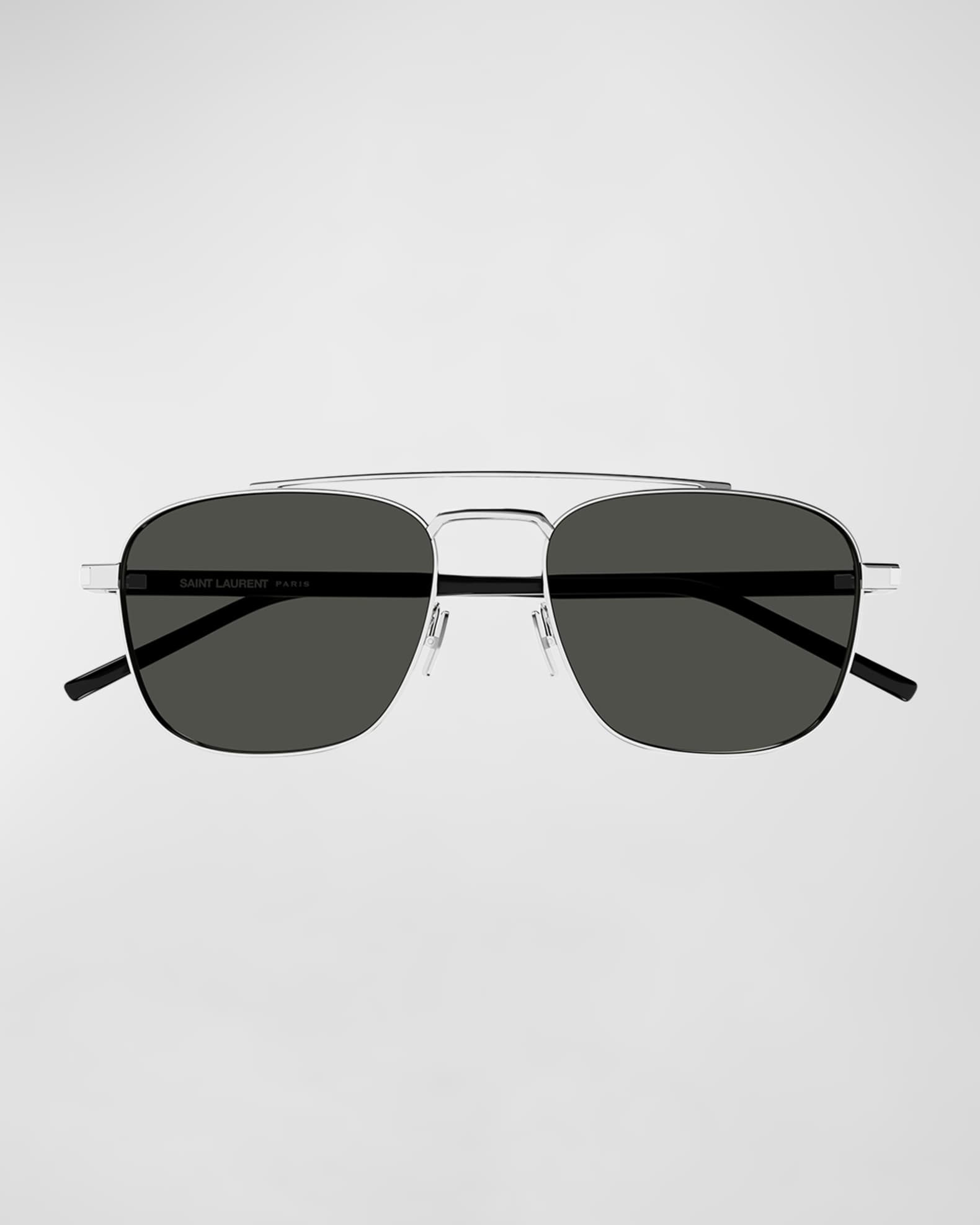 Saint Laurent Men's SL 665 Metal Aviator Sunglasses Neiman Marcus