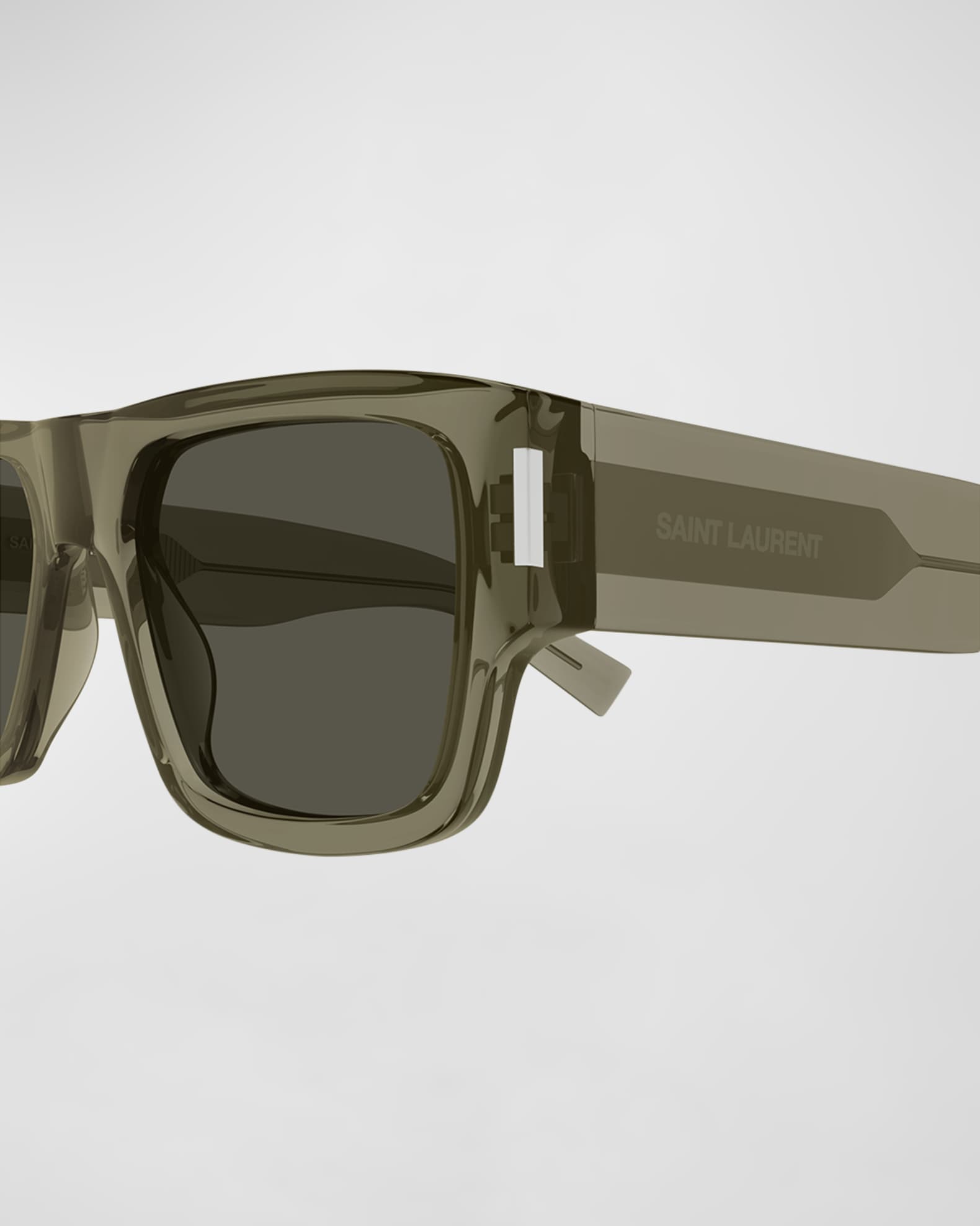 Saint Laurent Men's SL 659 Acetate Rectangle Sunglasses