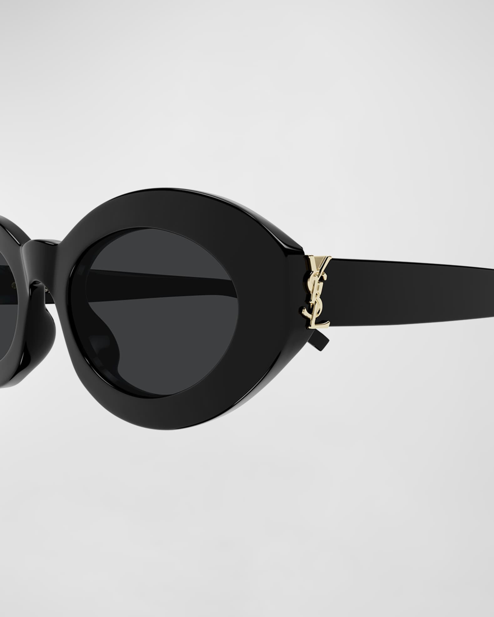 YSL Acetate Oval Sunglasses