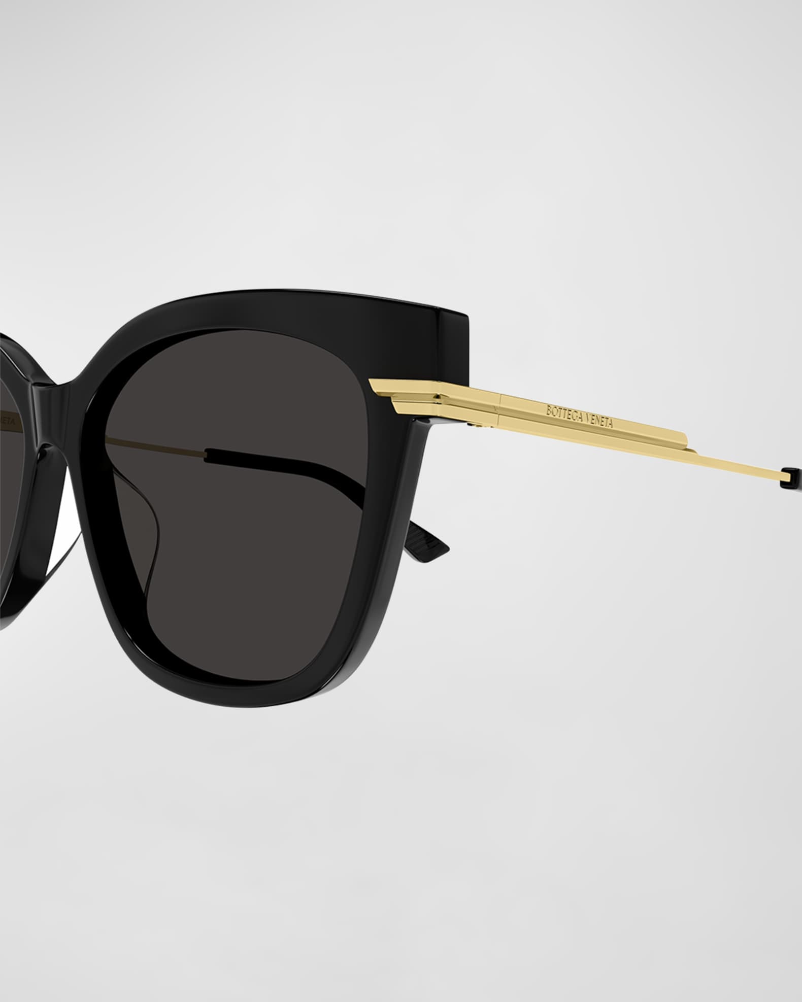 Cat eye acetate and metal sunglasses discount