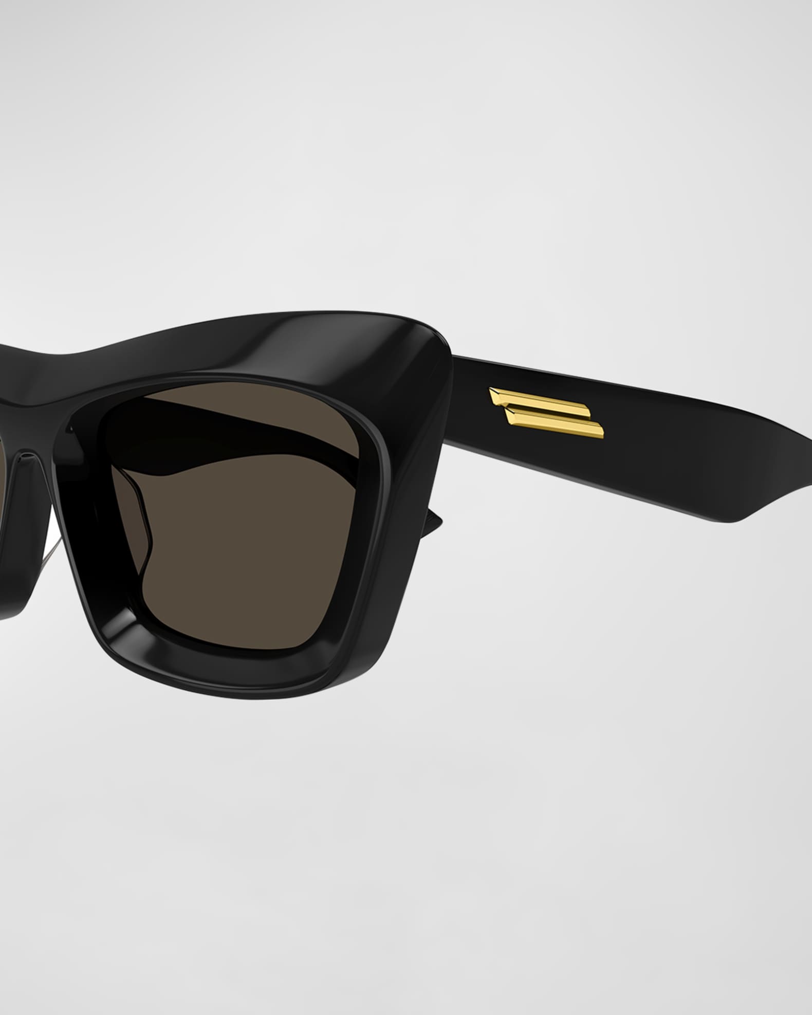 Beveled Acetate Rectangle Sunglasses  1