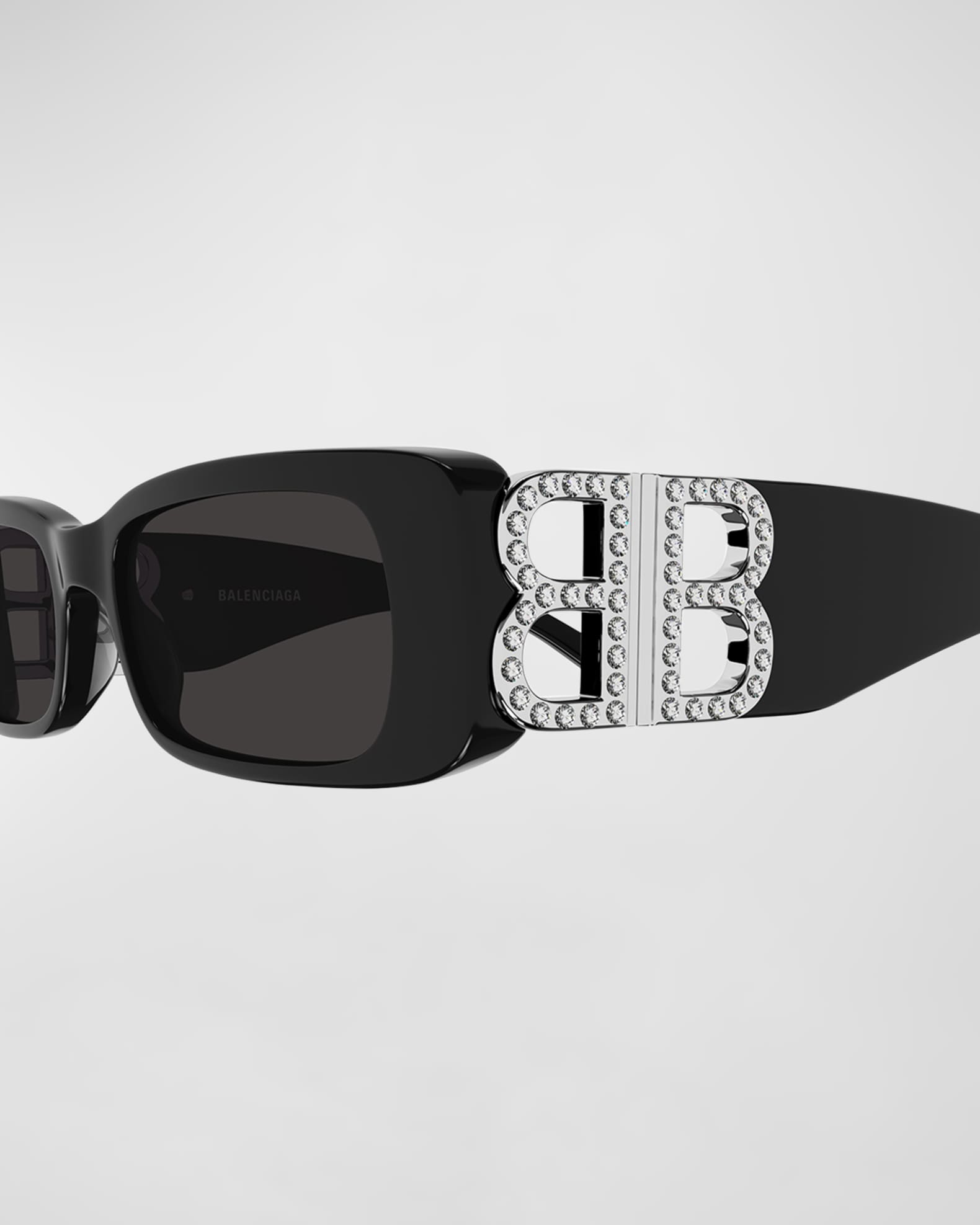 Balenciaga thin rectangular sunglasses shop