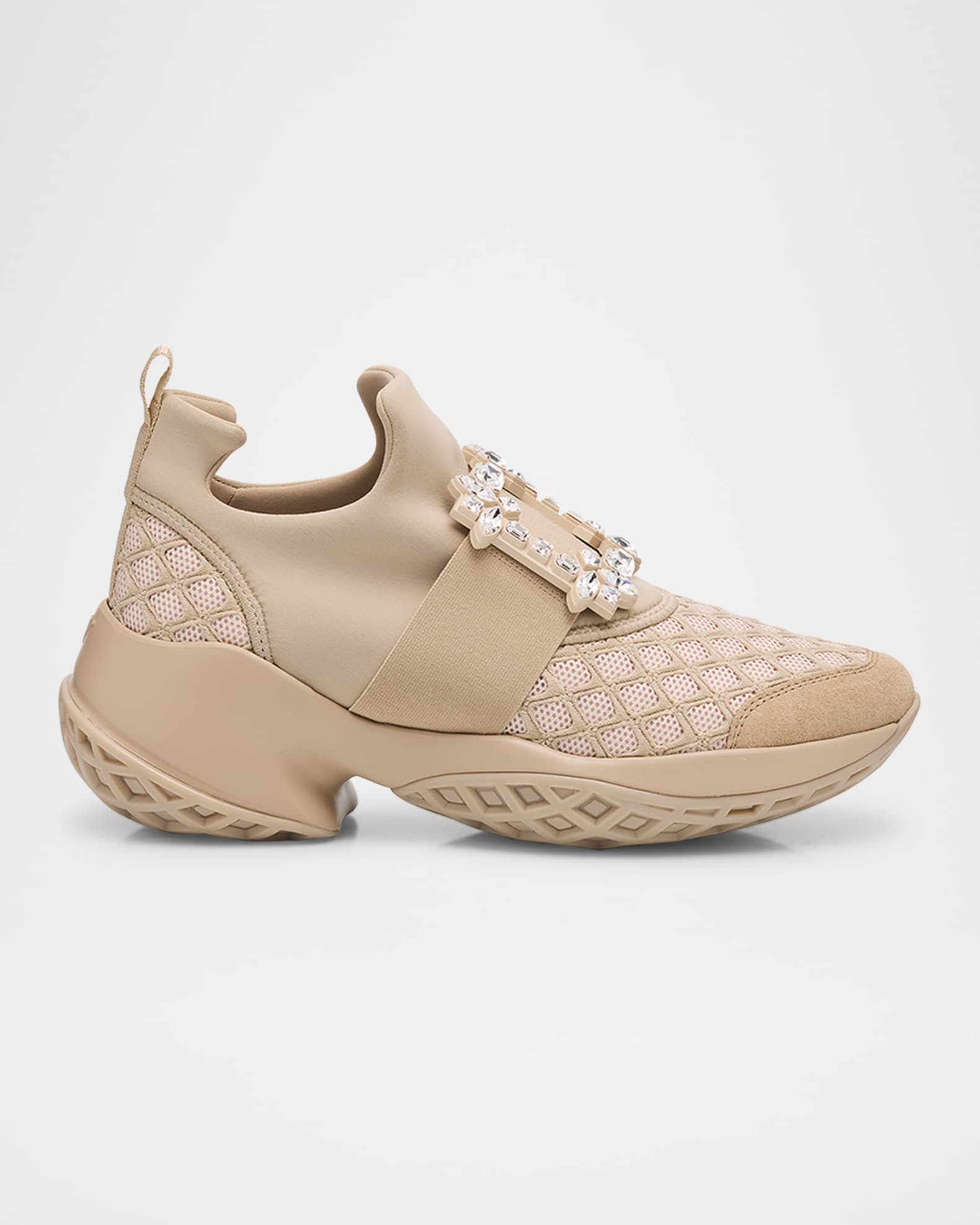 Viv Run Strass Buckle Chunky Sneakers 0