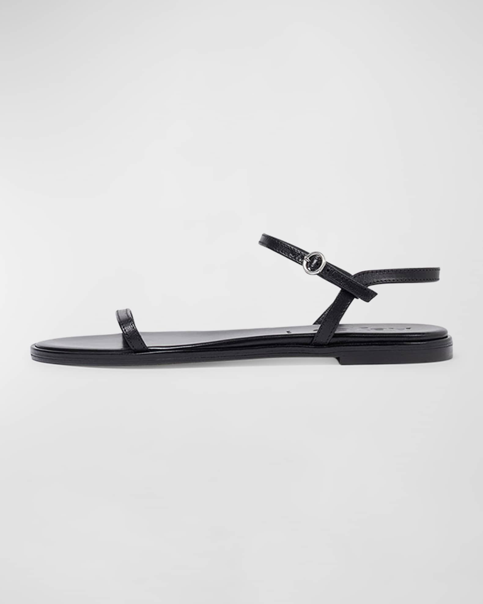 Nettie Leather Ankle-Strap Sandals 0