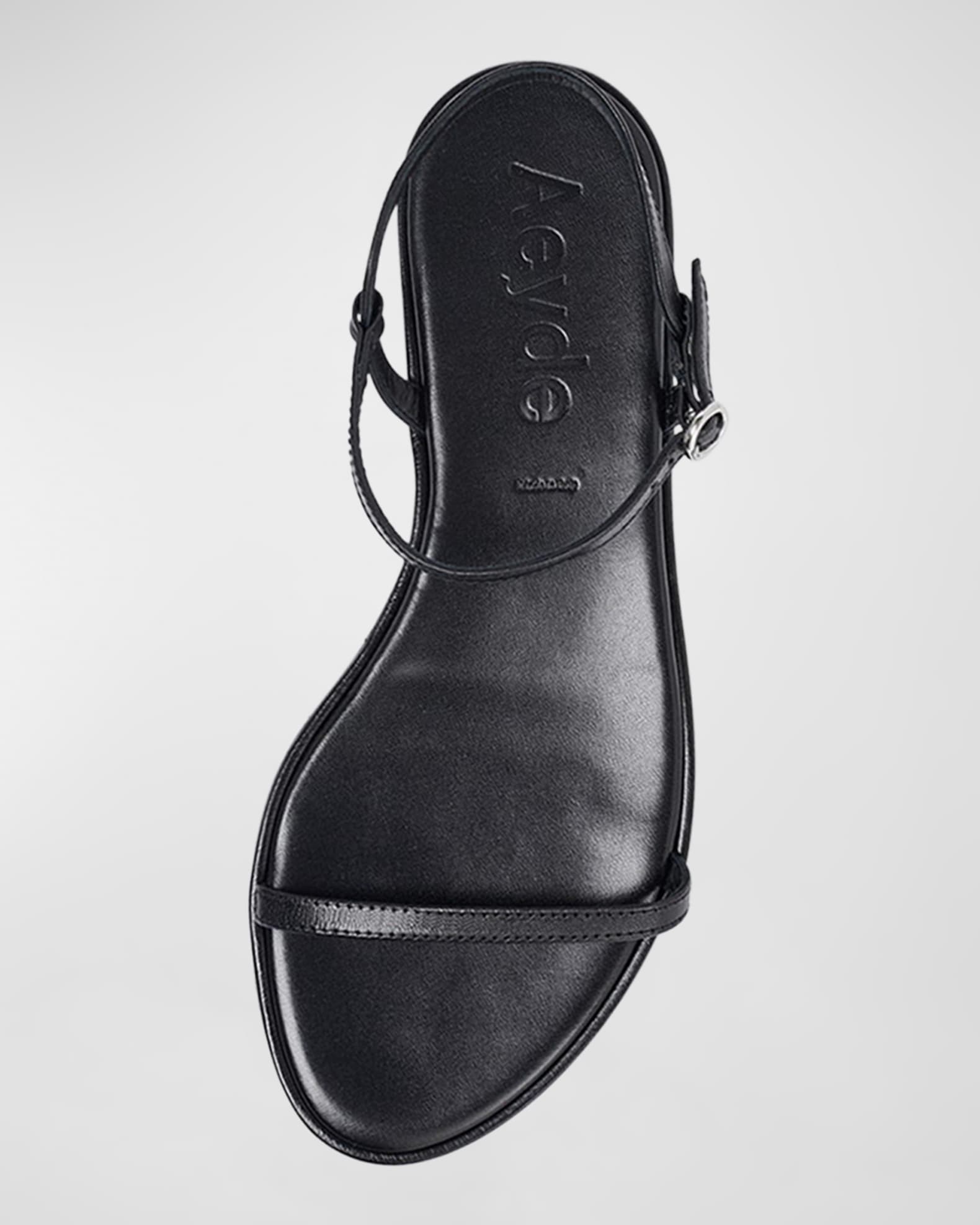 Aeyde Nettie Leather Ankle-Strap Sandals Neiman Marcus - Main Image