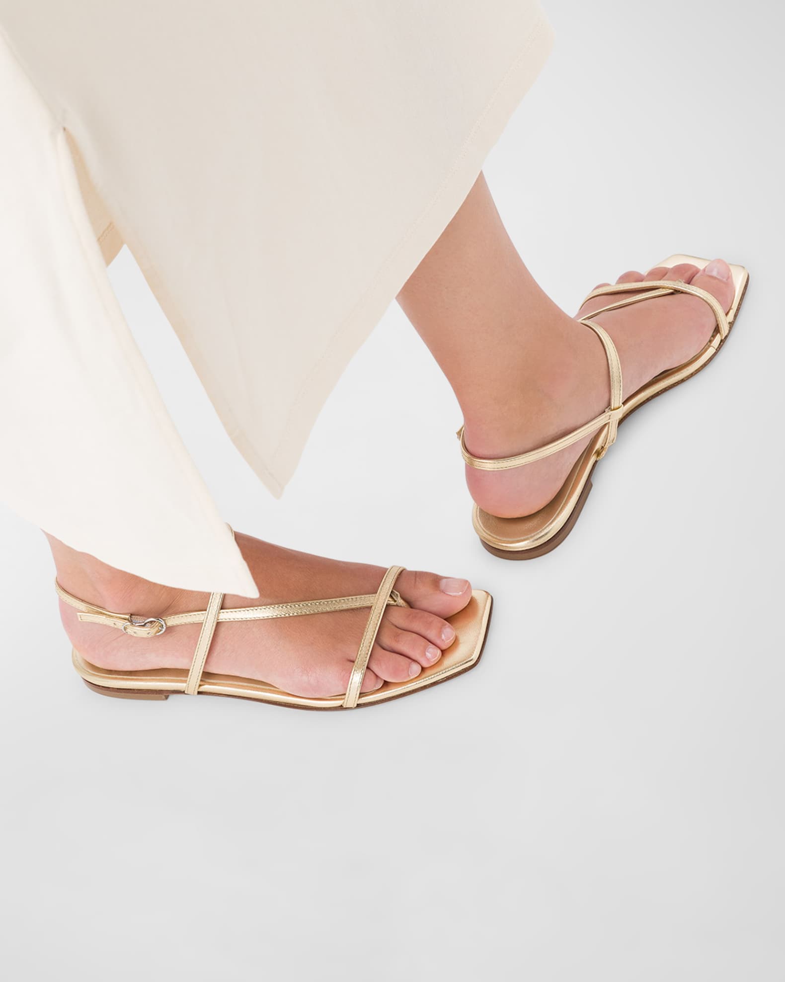 サンダル・ミュール ELLA LEATHER THONG SANDALS Amazon.com | Ella - Leather Ankle Strap Flat Sandal - Womens