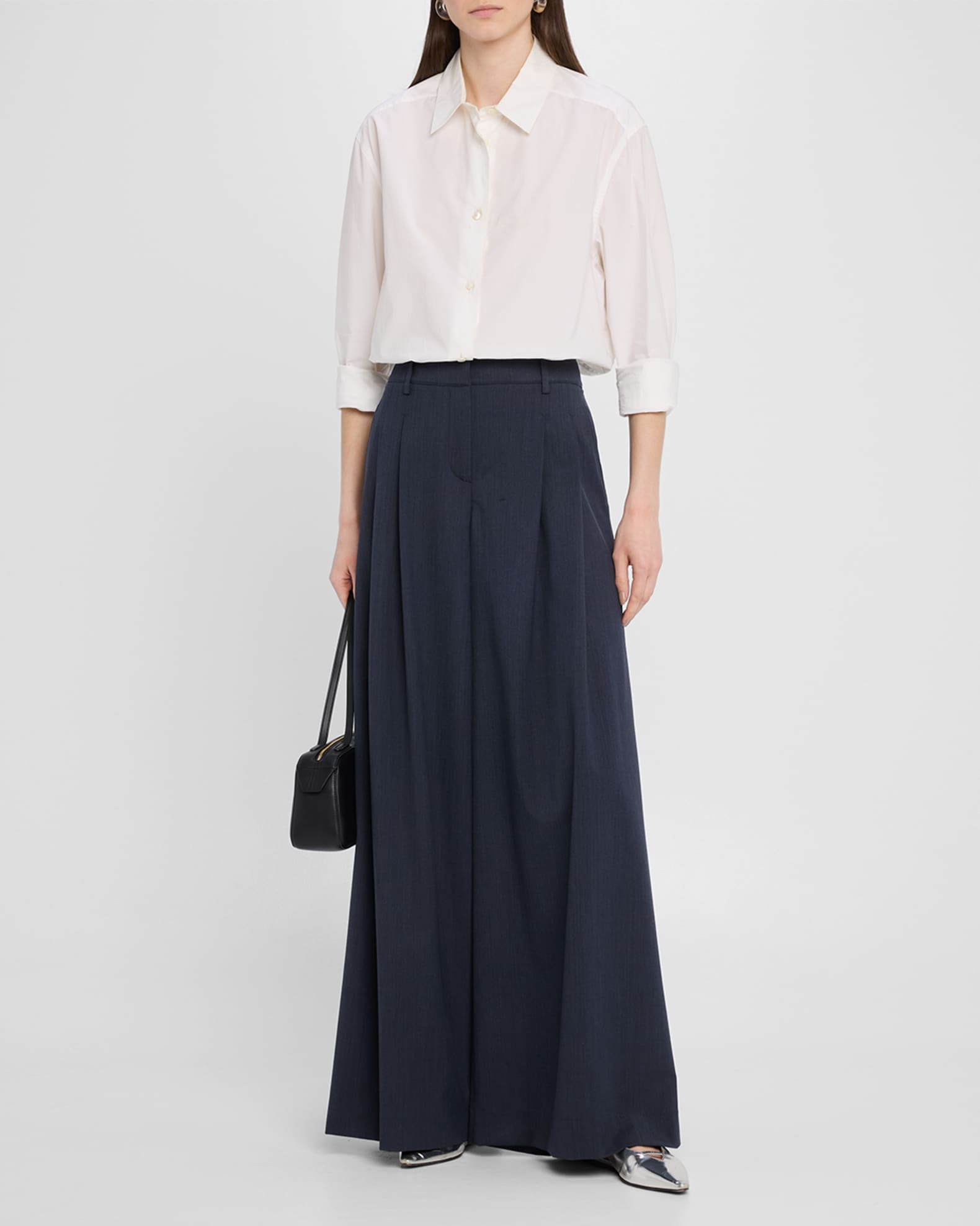 New Didi Wool-Blend Wide-Leg Pants 1
