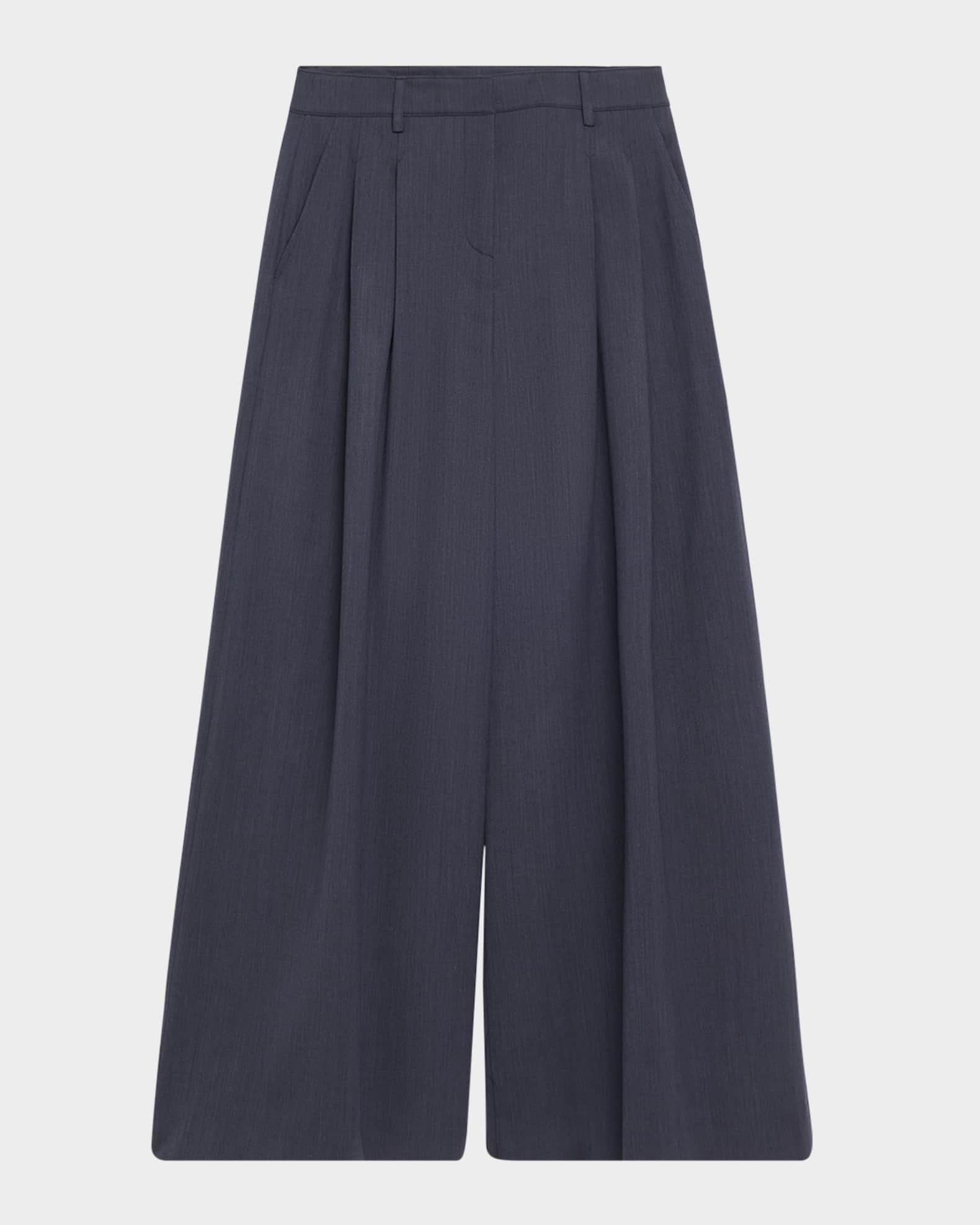 New Didi Wool-Blend Wide-Leg Pants 0