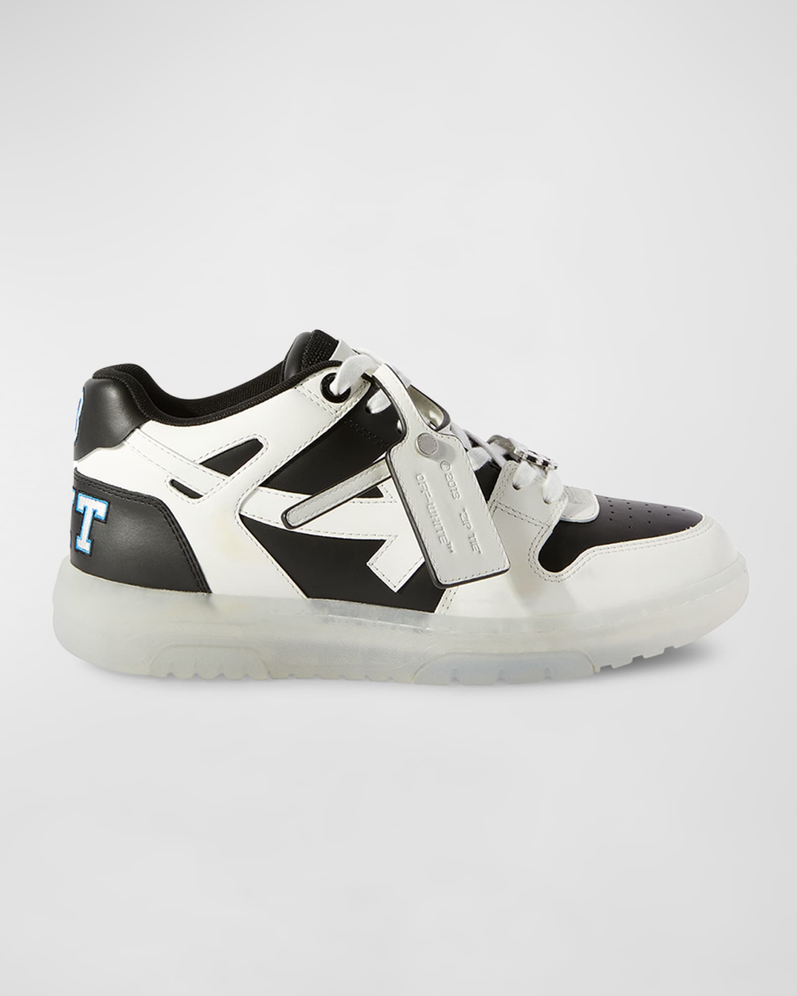 Off-White Men's Out Of Office Logic Leather Low-Top Sneakers | Neiman ...