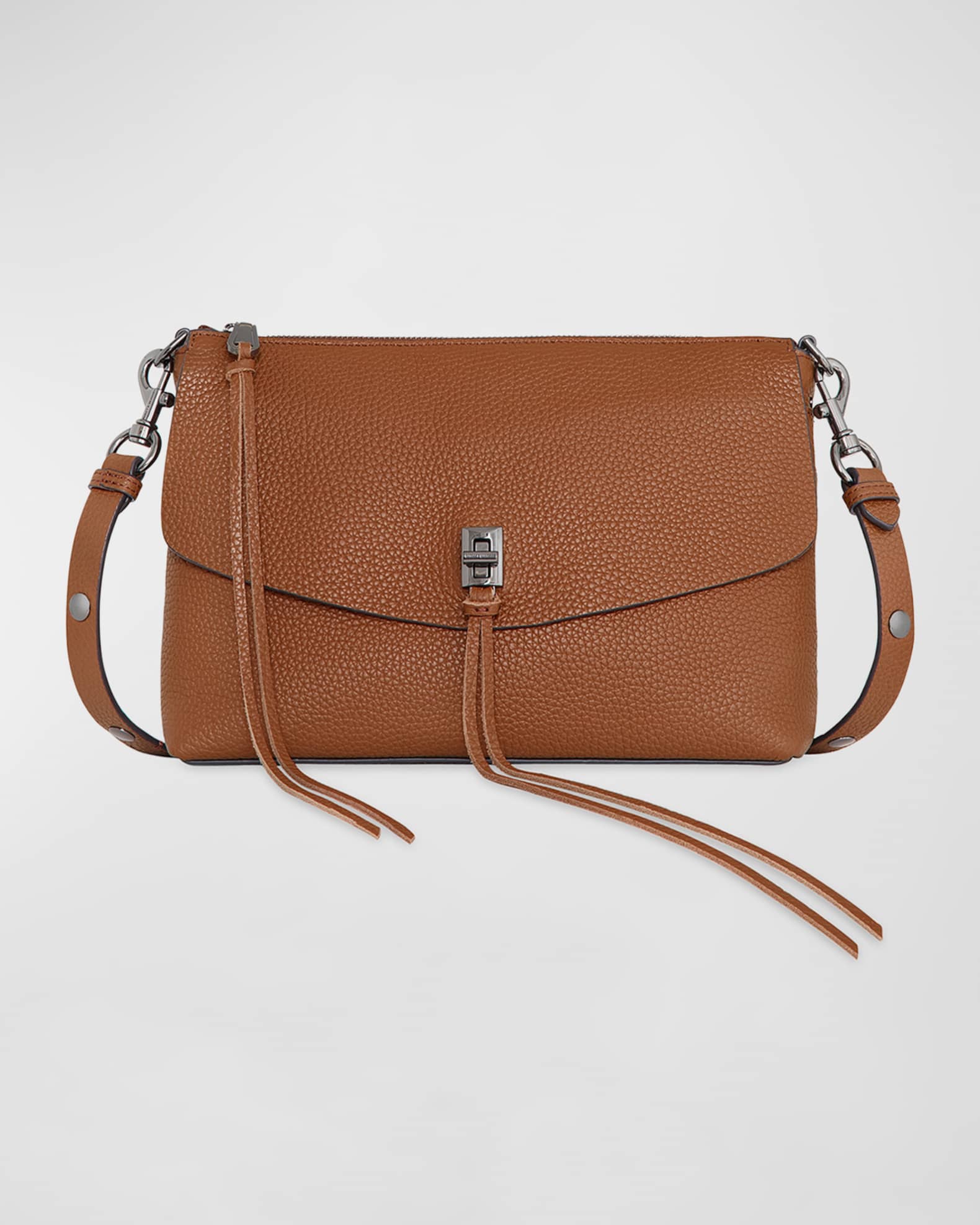Rebecca Minkoff Darren Zip Leather Crossbody Bag Neiman Marcus