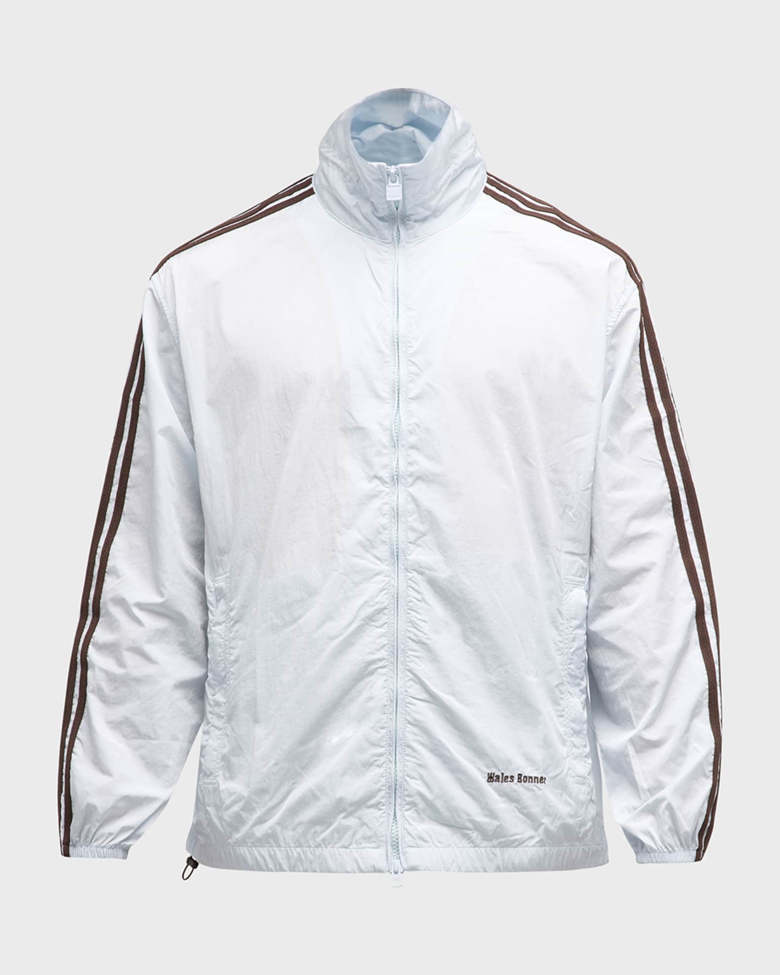 Adidas x Wales Bonner Men's Logo Stripe Track Jacket | Neiman Marcus