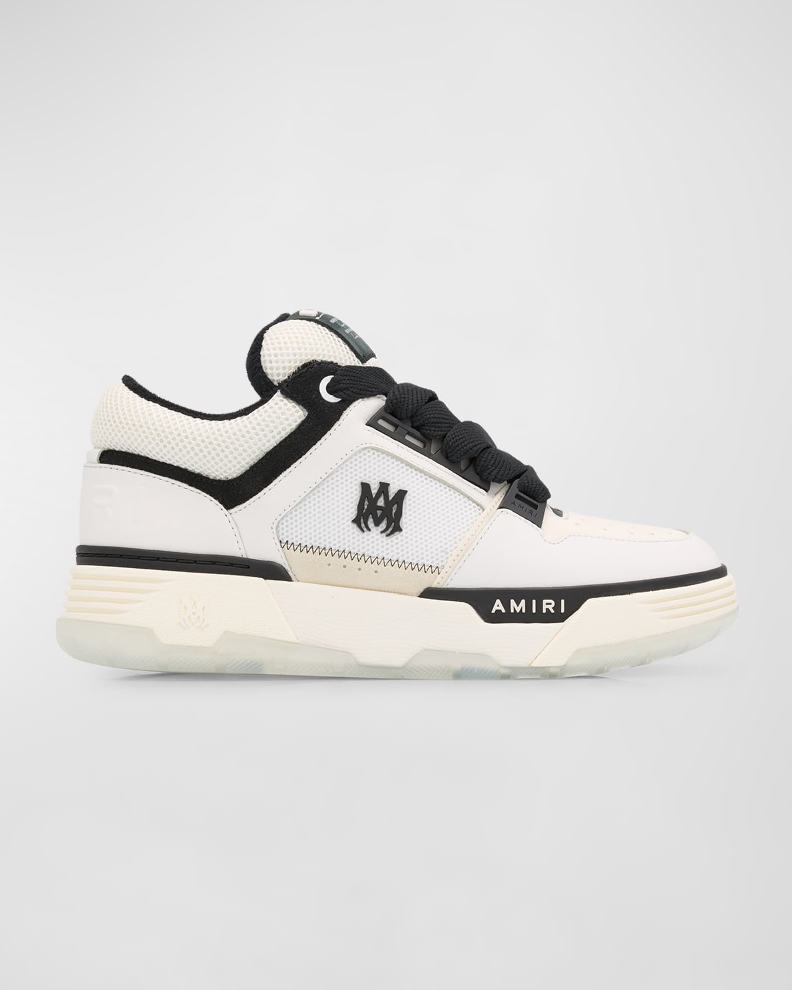 Men's MA-1 Leather & Mesh Low-Top Sneakers  0