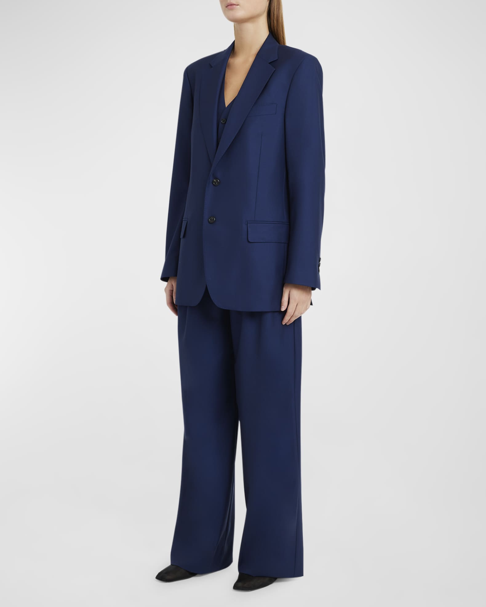 ARMARIUM Giorgia tailored wool trousers - Blue
