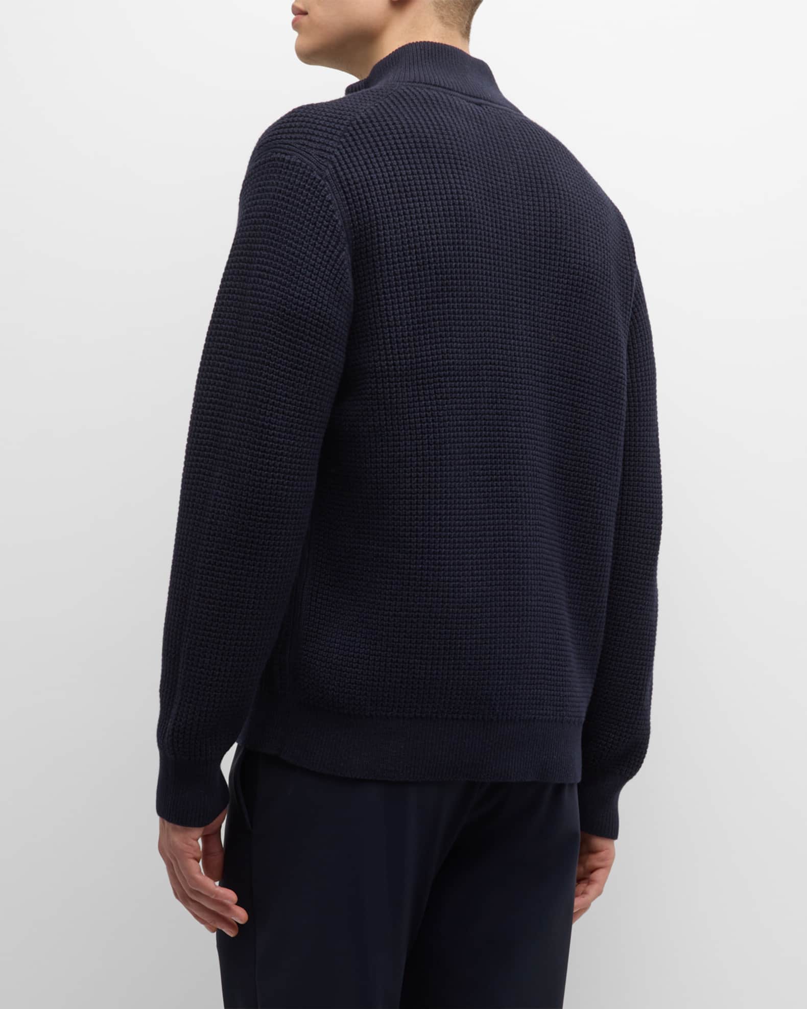 Theory Men's Gary Cashton Full-Zip Knit Sweater | Neiman Marcus