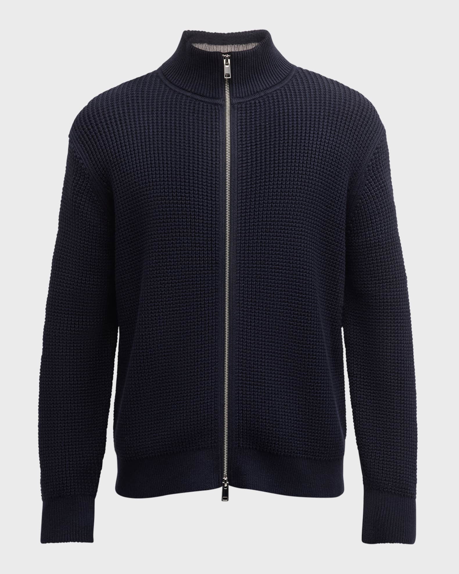 Men's Gary Cashton Full-Zip Knit Sweater 0
