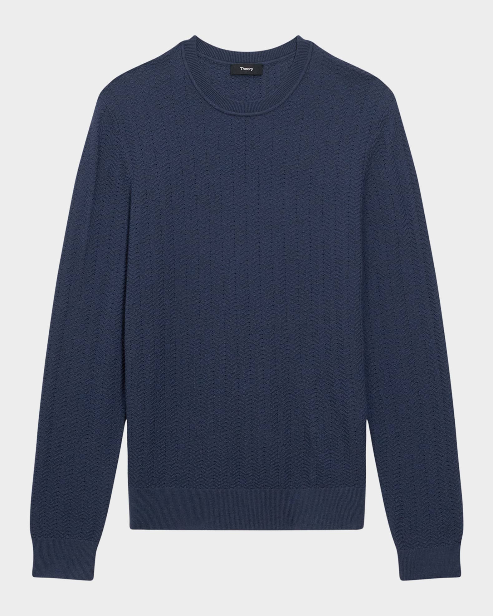 Men's Merino Wool Crewneck Sweater 0