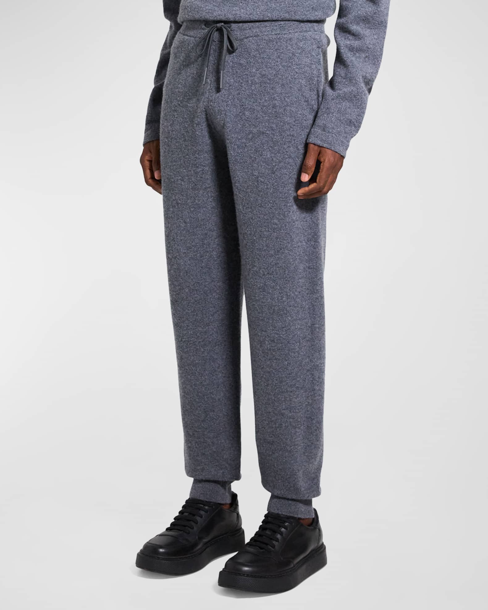 Theory Men's Alcos Pant in Soft Felted Wool | Neiman Marcus