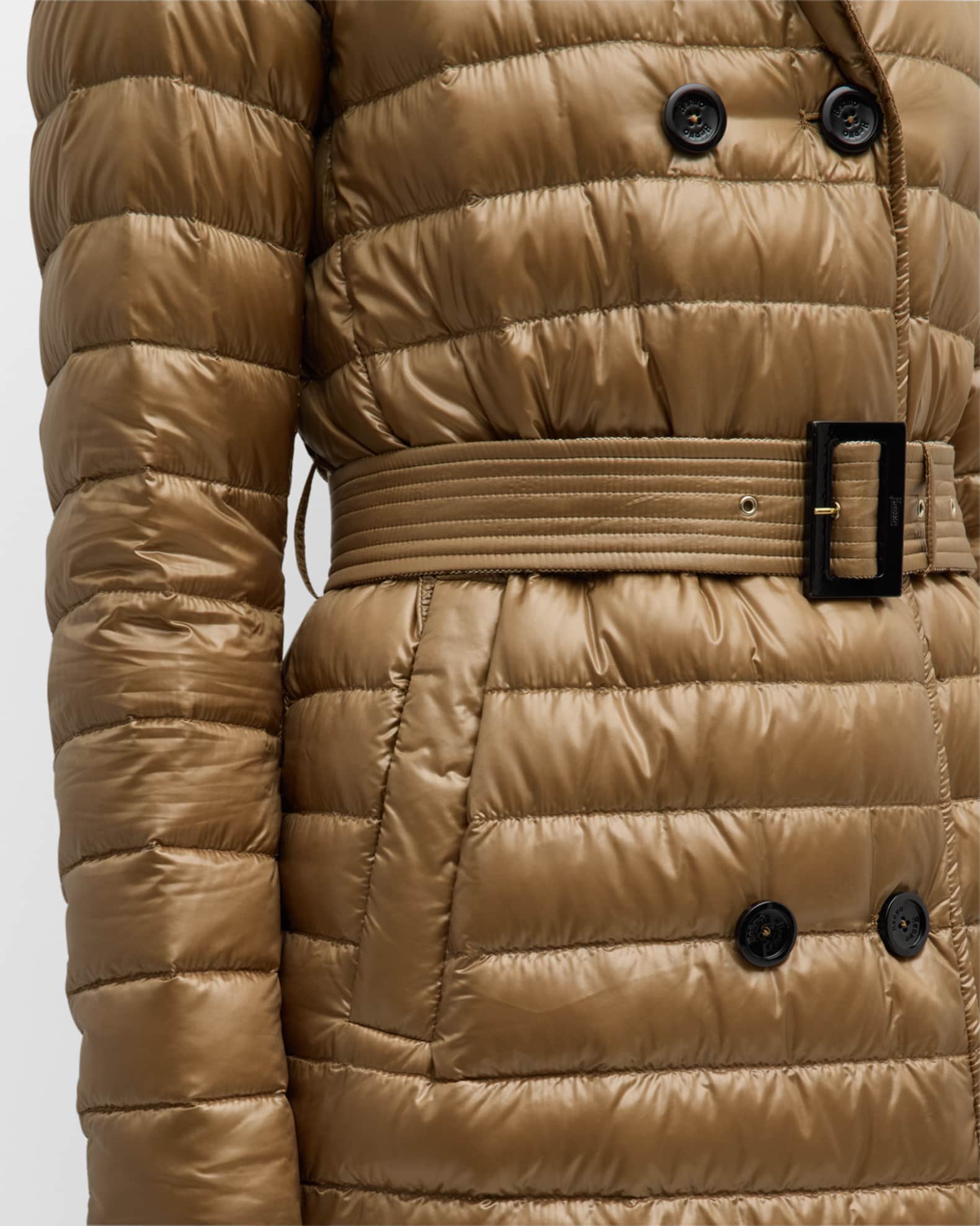 Herno quilted double-breasted coat - Brown