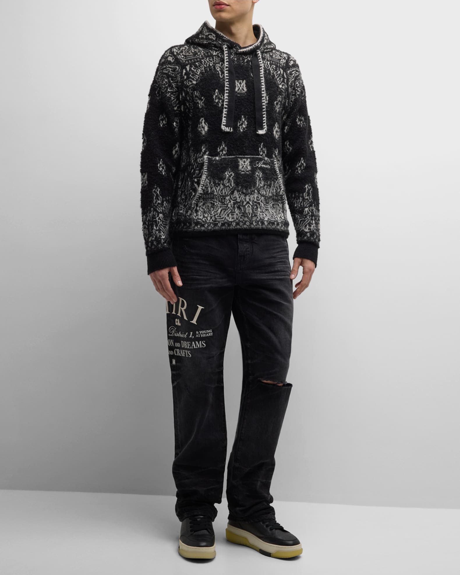 Amiri clearance hoodie bandana