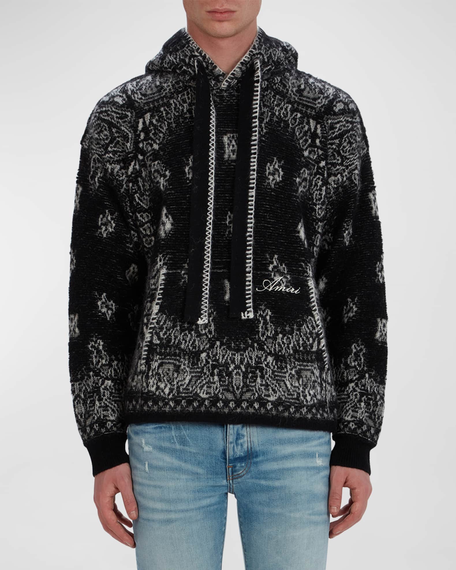 AMIRI アミリ パーカー BANDANA HOODIE BANDANA HOODIE - Black – AMIRI