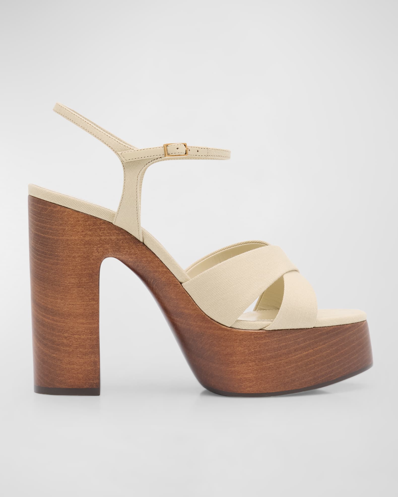 Saint laurent criss cross sandal shop