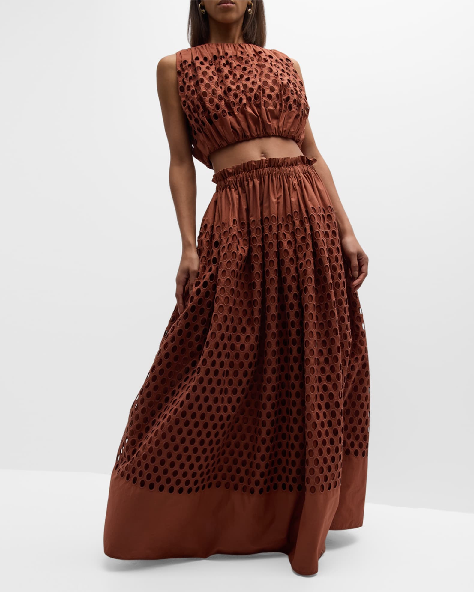 Landsknecht Skirt Flora Red/Natural