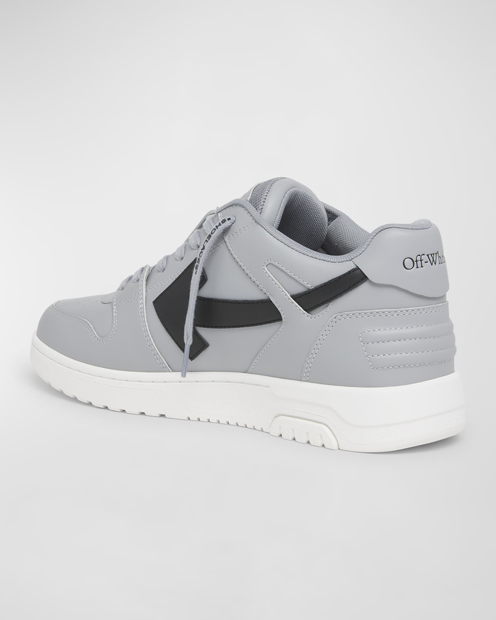 Off-White Men's Out Of Office Leather Low-Top Sneakers