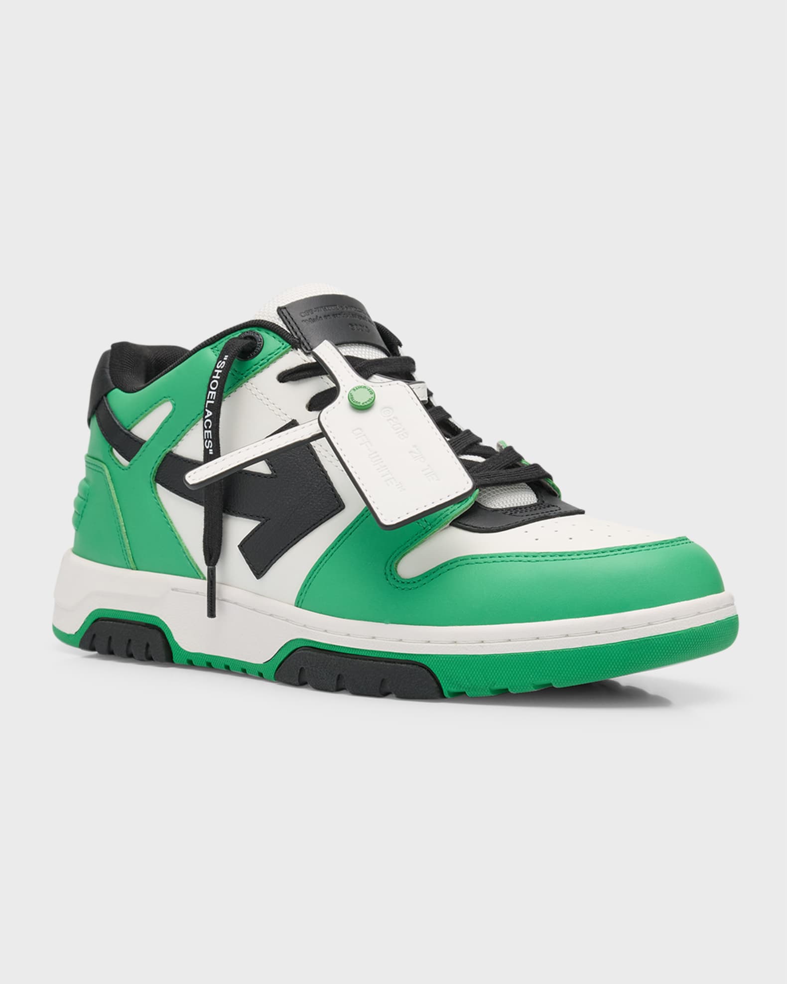 Off-White Men's Out Of Office Tricolor Sneakers | Neiman Marcus